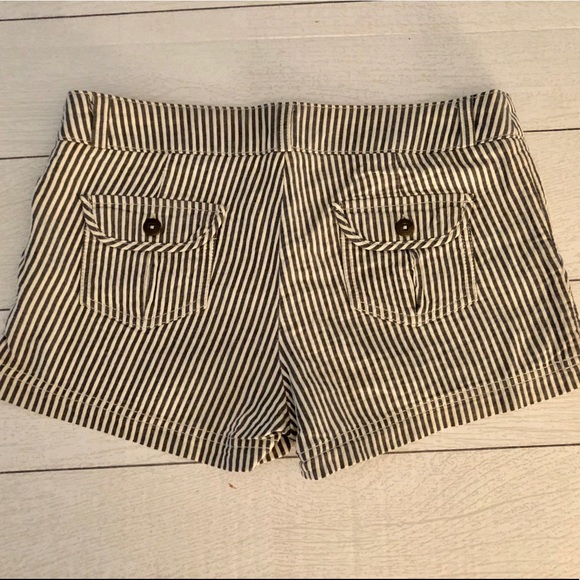 Forever XXI Pin Stripped Linen Shorts - Picture 3 of 5